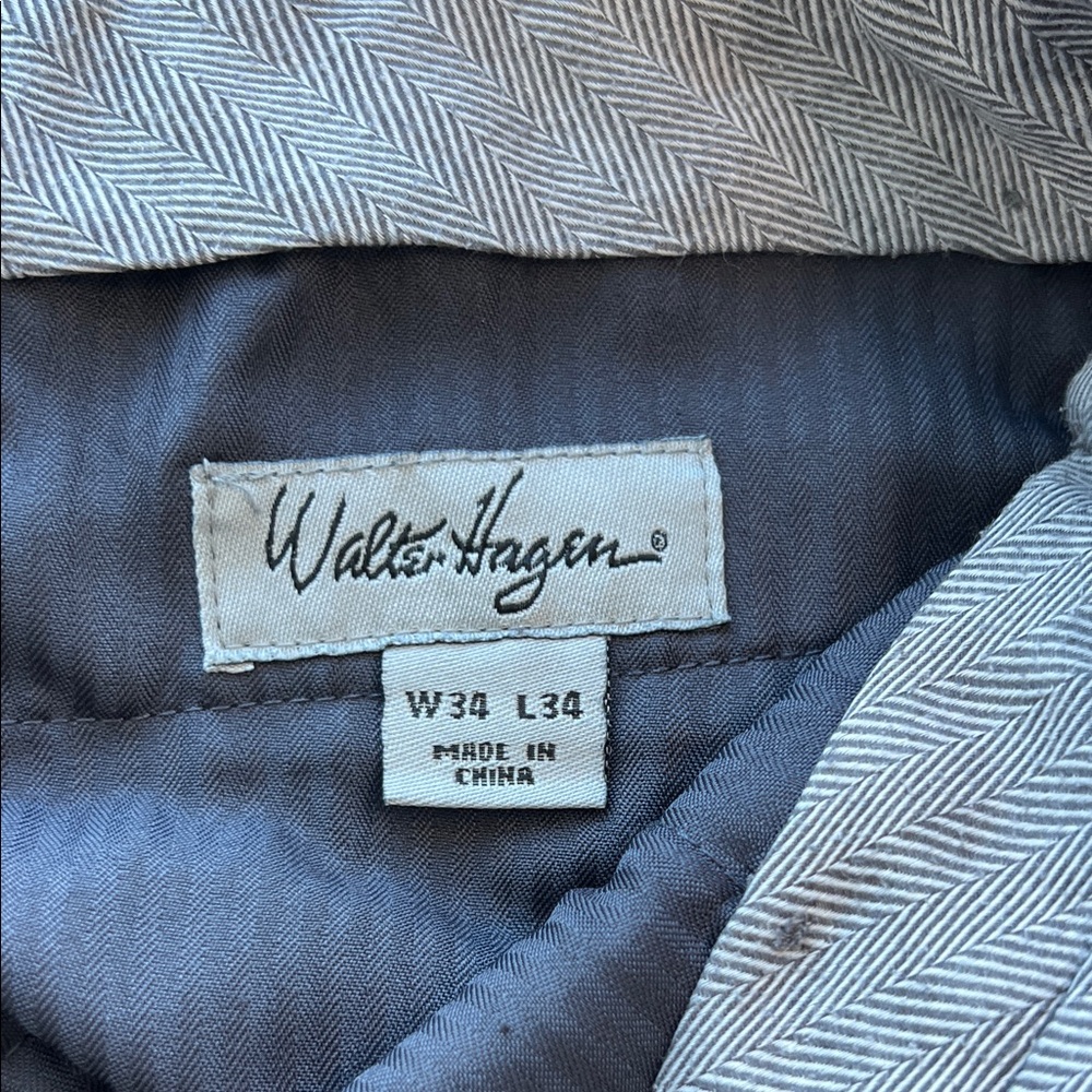 Walter Hagen black golf pants trousers. Size W34 L34